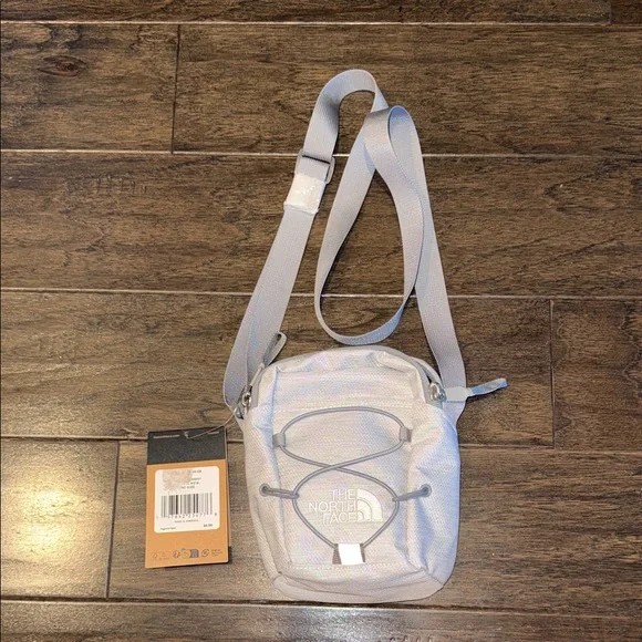 NWT The North Face Jester Light Gray Crossbody Organizer Bag - Picture 3 of 9